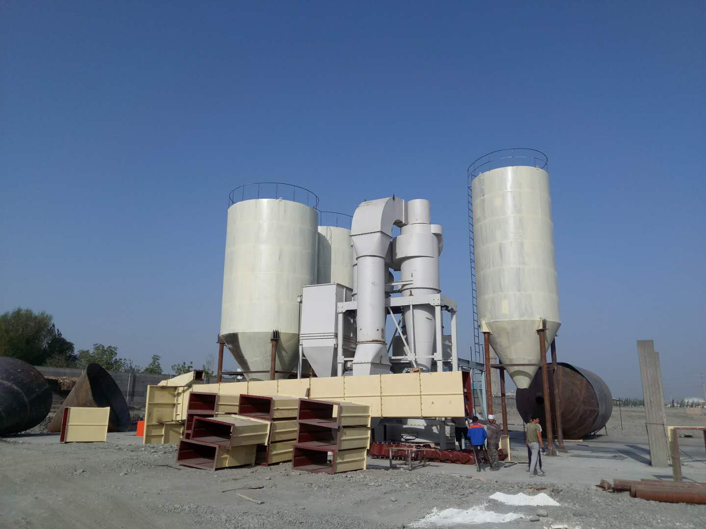 Uzibekistan: 150,000 tons per year gypsum powder production ine - Showcase - 1